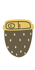 vector illustration of a gold medal