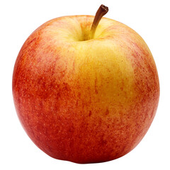 red Apple isolated on white background, full depth of field