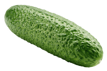 Cucumber isolated on white background, full depth of field