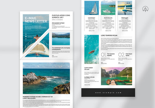 Travel Email News Letter Template