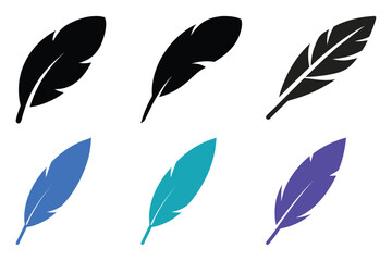  Feather Illustrations Minimalist Nature-Inspired Design