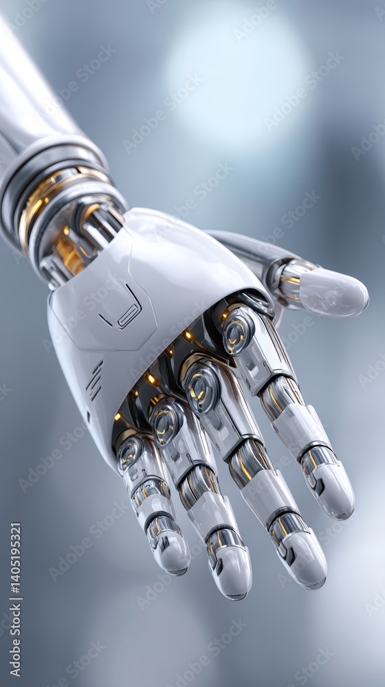 Poster Exploring advancements in robotics with an innovative robotic hand design