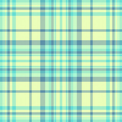 Pastel plaid pattern in soft yellow and aqua.  Perfect for textile design, scrapbooking, or website backgrounds. This cheerful, seamless texture evokes feelings of spring and tranquility.