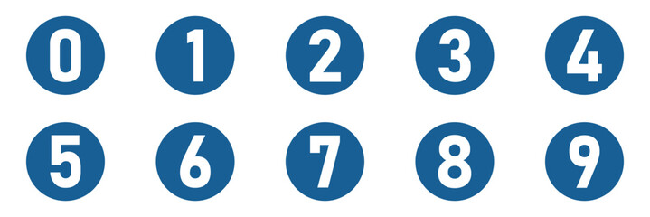 set of numbers and symbols icons. number icon on white background. number icon.