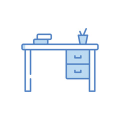 Study Desk  Vector icon