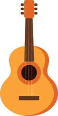 Obraz premium acoustic guitar vector illustration