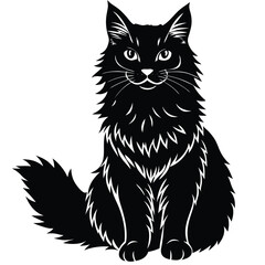maine coon vector
