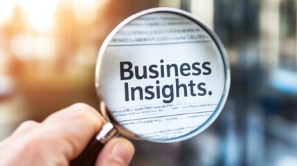 Business Insights Through a Magnifying Glass for Analysis and Growth