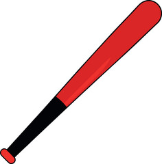 red baseball bat