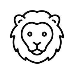 Obraz premium Lion Icon Vector