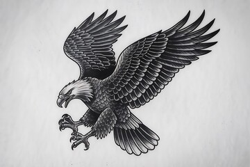 A Majestic American Bald Eagle in Flight, a Powerful Symbol of Freedom