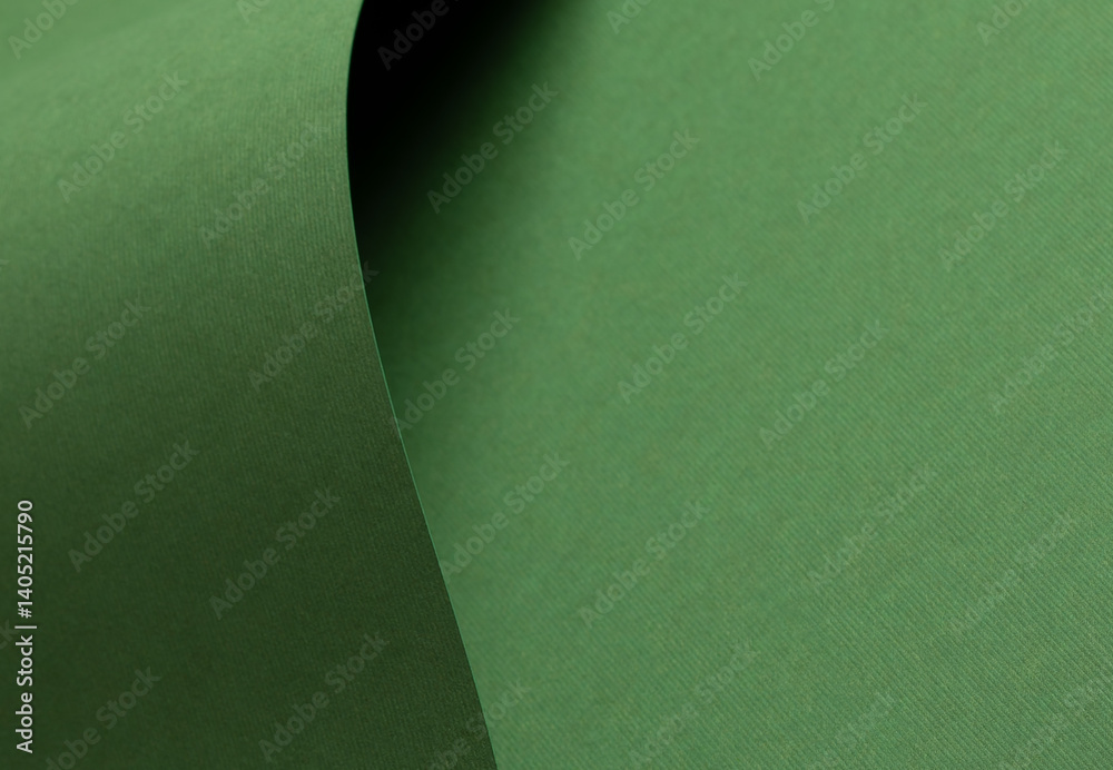 Poster matte designer paper texture with smooth, curved folds and waves. elegant, clean surface in soft gre