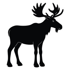 Fototapeta premium moose vector