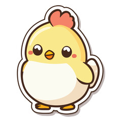 Fototapeta premium chicken, animal, vector, transparent background