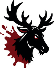 deer head vector