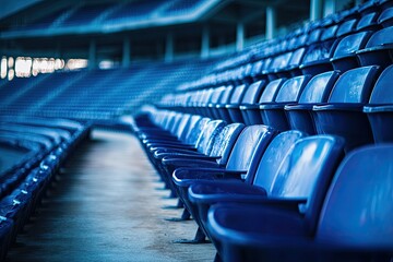 Obraz premium Empty stadium seats