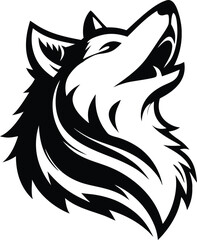 Vector illustration of a fox head