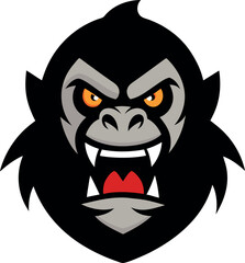 angry halloween monster