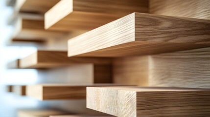 Carpenter creating custom shelving units for a living room. Featuring craftsmanship and design