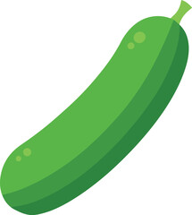 cucumber on white background