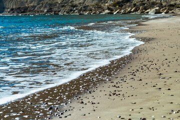 Tranquil Beach in Cyprus with Turquoise Waters