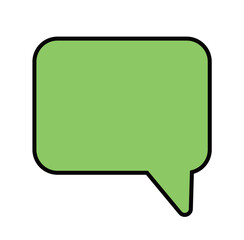 Fototapeta premium フキダシアイコン 緑色