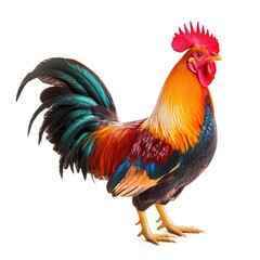 Fototapeta premium Colorful Rooster Portrait