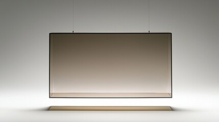 Obraz premium A minimalist art piece suspended from the ceiling.