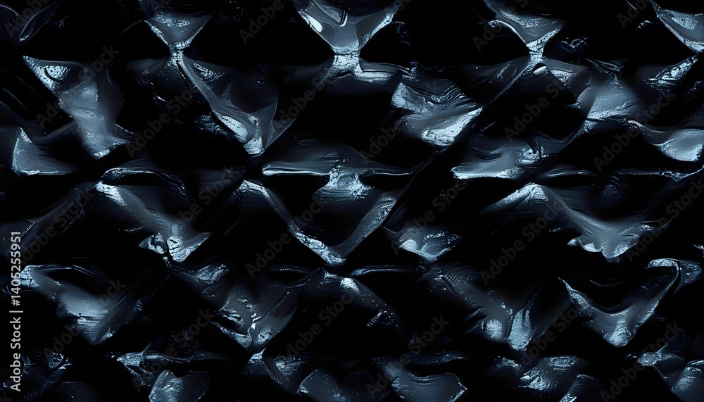 Poster dynamic wave patterns create an intriguing visual experience abstract art digital medium dark enviro