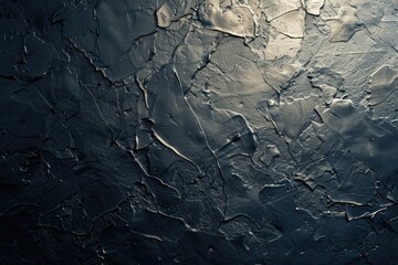 Obraz premium A Textured Dark Grey Background with Light Reflecting Off it Creating an Abstract Pattern
