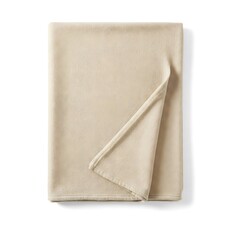 Beige Soft Folded Blanket