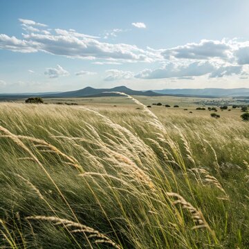 Long Grass, Marfa, Presidio County, West Texas, Texas, USA