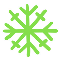 Snow Cute Doodle Shape