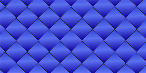 Obraz premium Stylish blue geometric pattern with a seamless luxury texture background
