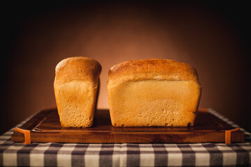 delicious sweet food flour products, the work of a professional bakery.
