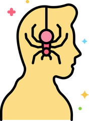 phobia Illustration on a white background     