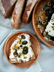 delicious sweet food flour products, the work of a professional bakery.
