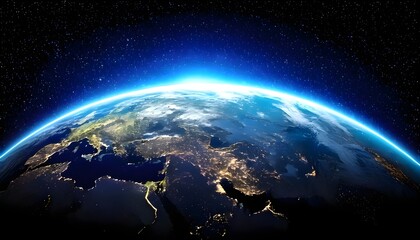 view of the earth from space 