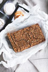 delicious sweet food flour products, the work of a professional bakery.