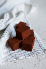 delicious sweet food flour products, the work of a professional bakery.