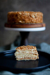 delicious sweet food flour products, the work of a professional bakery.
