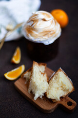 delicious sweet food flour products, the work of a professional bakery.
