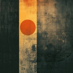 Aged flag-like graphic, distressed texture