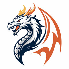 Create a vector illustration of a fire-breathing drag queen with a bold, thick stroke.  The design should be striking and memorable.