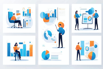 Campaign analysis isolated cartoon  vector illustrations art on white background
