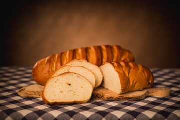 delicious sweet food flour products, the work of a professional bakery.