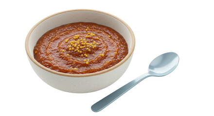 Isolated Bowl with Sauce