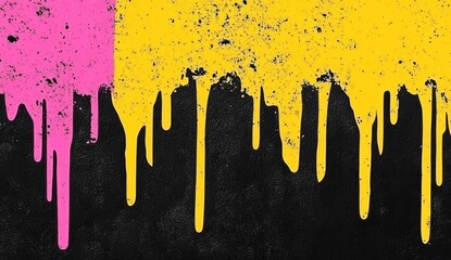 Dripping Paint Abstract