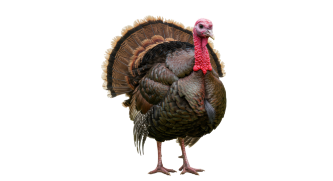 Isolated Turkey Bird
