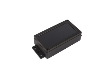 Modern electronic device on white background